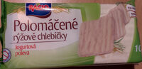 Polomáčené rýžové chlebíčky jogurtová poleva