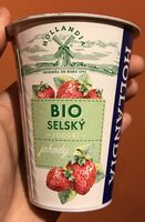 BIO selský jogurt jahody