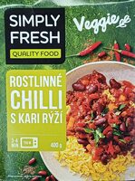 Rostlinné chilli s kari rýží
