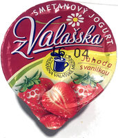 Smetanový jogurt jahoda s vanilkou