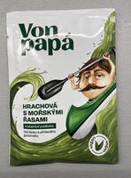 Hrachová polévka s mořskými řasami