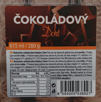 Mražený krém s rostlinným tukem čokoládový