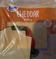 Cheddar plátky 50%