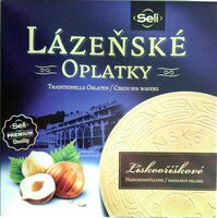 Lázeňské oplatky lískooříškové