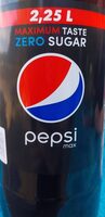 Pepsi max zéro sucre