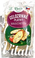 Celozrné plátky Bruschetta