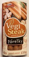 Vegi Steak párečky