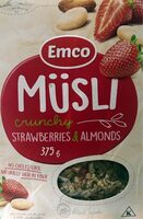 Musli crunchy strawberries et almonds