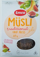 Emco Musli No Sugar Added 375g
