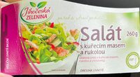 Salát s kuřecím masem a rukolou