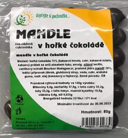 Mandle v hořké čokoládě