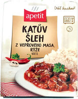 Katův Šleh z vepřového masa, rýže