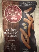 Vídeňské minipárečky se sýrem