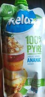 100% pyré, jablko, mrkev, ananas, banán