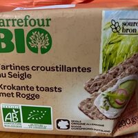 Tartines croustillantes au seigle