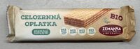 Kokosová celozrnná oplatka