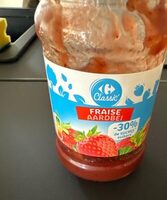 Confiture de fraise -30% sucre