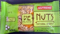 De-Nuts tyčinka pistácie, slunečnice