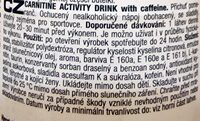 Carnitine Activity Drink s kofeinem Pomeranč