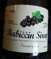 Babiččin sirup černý rybíz