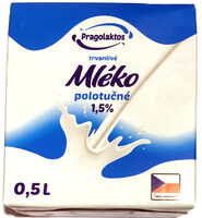 Trvanlivé mléko 1,5% polotučné