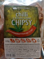 Chilli & konopné semínko Chipsy