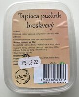 Tapioca pudink broskvový