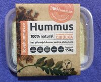 Hummus karamelizovaná cibulka