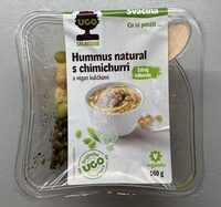 Hummus s chimichurri a vegan kuličkami