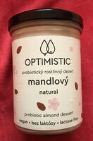 Probiotický mandlový dezert natural
