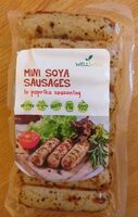 Mini soya sausages
