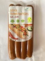 Soya frankfurters hot chilli