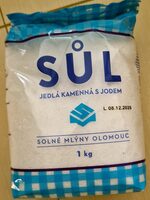 Sůl jedlá kamenná s jodem