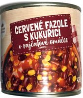 Červené fazole s kukuřicí v rajčatové omáčce