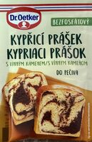 Kypřicí prášek do pečiva bez fosfátů