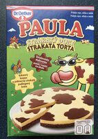 Paula strakatý dort