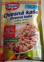 Ovesná kaše jablko skořice