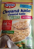 Ovesná kaše kokos