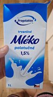 Mléko polotučné 1,5%