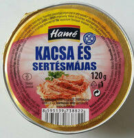 Kacsa és sertésmájas