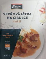 Vepřová játra na cibulce s rýží