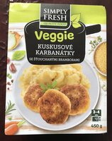 Veggie kuskusové karbanátky se šťouchanými karbanátky