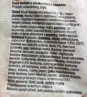 Zupa instant o smaku dyni z kluskami