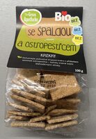 Krekry se špaldou a ostropestřcem