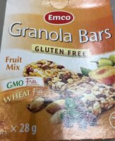 Granola bars fruit mix