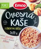 Ovesná kaše s lískovými oříšky