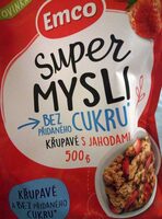 Super mysli křupavé s jahodami