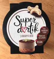 Nepečený super dortík s kakaem a kešu oříšky