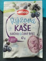 Rýžová kaše borůvka a černý rybíz