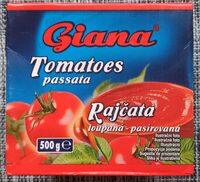 Rajčata loupaná - pasírovaná